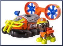 Zuma's Jungle Hovercraft from Paw Patrol - Jungle Rescue Vehicles manufactured by Spinmaster [Loose]