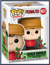 Charlie Brown with Tree from Peanuts - Pop! Vinyl Figures manufactured by Funko [Front]