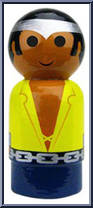 Luke Cage from Pin Mates - Basic Series manufactured by Bif Bang Pow! [Loose]