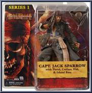 Jack Sparrow from Pirates of the Caribbean - At World's End - Series 1 manufactured by Neca [Front]