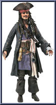 Jack Sparrow from Pirates of the Caribbean - Dead Men Tell No Tales - Basic Series manufactured by Diamond Select [Loose]
