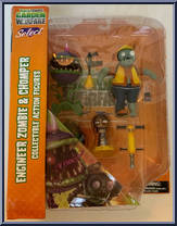 Engineer Zombie & Chomper Action Figure