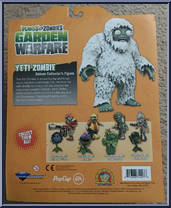 Yeti Zombie from Plants vs Zombies - Basic Series manufactured by Diamond Select [Back]