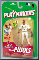 Albert Pujols (Fielding) from Playmakers - MLB - Series 1 manufactured by McFarlane [Front]