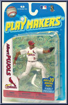 Albert Pujols (Fielding) from Playmakers - MLB - Series 2 manufactured by McFarlane [Front]