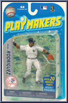 Alex Rodriguez (Fielding) from Playmakers - MLB - Series 2 manufactured by McFarlane [Front]