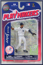 Derek Jeter (Throwing) from Playmakers - MLB - Series 3 manufactured by McFarlane [Front]