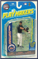 Johan Santana (Pitching) from Playmakers - MLB - Series 2 manufactured by McFarlane [Front]