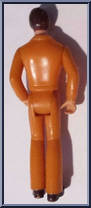 Man (Orange Uniform) from Play People - 1979 Series manufactured by Tonka [Loose]