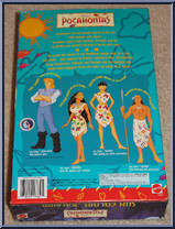 Kocoum (Sun Colors) from Pocahontas - Dolls manufactured by Mattel [Back]
