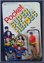Robin from Pocket Super Heroes - White Card manufactured by Mego [Front]