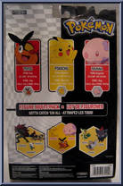 Munna / Tepig / Pikachu from Pokemon - Black & White - 3-Packs manufactured by Jakks Pacific [Back]