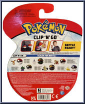 Oddish Nest Ball from Pokemon - Clip 'N' Go manufactured by Jazwares [Back]