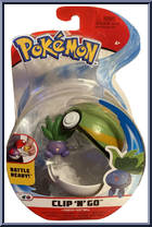 Oddish Nest Ball from Pokemon - Clip 'N' Go manufactured by Jazwares [Front]