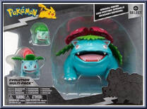 Bulbasaur / Ivysaur / Venusaur from Pokemon Select - Evolution Multi-Pack manufactured by Jazwares [Front]