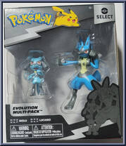 Riolu / Lucario from Pokemon Select - Evolution Multi-Pack manufactured by Jazwares [Front]