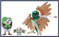 Rowlet / Dartrix / Decidueye Action Figure