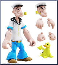 Popeye (White Sailor / Blue Pants) from Popeye - Basic Series manufactured by Boss Fight Studio [Loose]