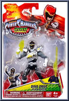 Dino Drive Black Ranger from Power Rangers Dino Charge - Dino Drive manufactured by Bandai [Front]