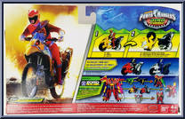 Dino Cycle and Red Ranger from Power Rangers Dino Charge - Dino Cycles manufactured by Bandai [Back]