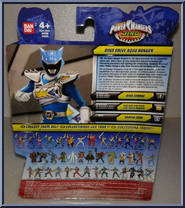 Aqua Ranger from Power Rangers Dino Super Charge - Dino Drive manufactured by Bandai [Back]