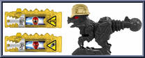 Pachycephalosaurus from Power Rangers Dino Super Charge - Dino Charger Power Pack - Series 3 manufactured by Bandai [Loose]