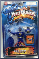 Blue Dino Action Power Ranger from Power Rangers Dino Thunder - Basic Series manufactured by Bandai [Front]