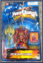 Crimson Zeltrax from Power Rangers Dino Thunder - Basic Series manufactured by Bandai [Front]