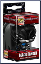 Black Ranger from Power Rangers - Pop! Keychains manufactured by Funko [Front]