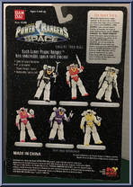 Lunar Black Power Ranger from Power Rangers in Space - Lunar Rangers manufactured by Bandai [Back]