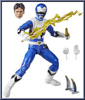 Lost Galaxy Blue Ranger from Power Rangers Lightning Collection - Lost Galaxy manufactured by Hasbro [Loose]