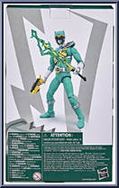 Dino Charge Green Ranger from Power Rangers Lightning Collection - Dino Charge manufactured by Hasbro [Back]