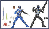 S.P.D. B-Squad Blue Ranger / S.P.D. A-Squad Blue Ranger from Power Rangers Lightning Collection - S.P.D. manufactured by Hasbro [Loose]