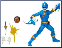 Wild Force Blue Ranger from Power Rangers Lightning Collection - Wild Force manufactured by Hasbro [Loose]