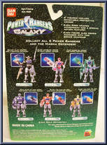 Green Explorer Power Ranger from Power Rangers Lost Galaxy - Explorer manufactured by Bandai [Back]
