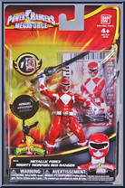 Metallic Force Mighty Morphin Red Ranger from Power Rangers Megaforce - Basic Series manufactured by Bandai [Front]