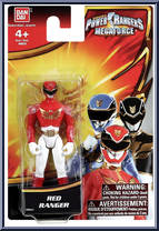 Red Ranger from Power Rangers Megaforce - Basic Series manufactured by Bandai [Front]