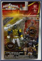 Ultra Metallic Force Blue Ranger from Power Rangers Megaforce - Basic Series manufactured by Bandai [Front]