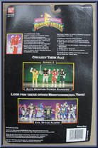 Yellow Ranger (Aisha) from Power Rangers Mighty Morphin - Auto Morphin - Series 2 manufactured by Bandai [Back]