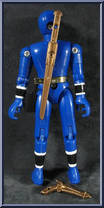 Blue Ranger from Power Rangers Mighty Morphin - Alien Rangers manufactured by Bandai [Loose]