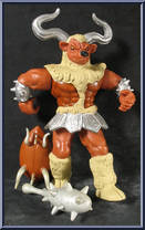 Slash & Block Minotaur from Power Rangers Mighty Morphin - Evil Space Aliens - Series 1 manufactured by Bandai [Loose]