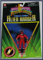 Red Ranger from Power Rangers Mighty Morphin - Alien Rangers manufactured by Bandai [Front]