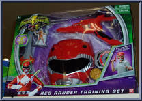 Red Ranger Training Set from Power Rangers Mighty Morphin - 2010 - Role Play manufactured by Bandai [Front]