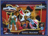 Magic Tracker with Green Power Ranger from Power Rangers Mystic Force - Trackers manufactured by Bandai [Front]
