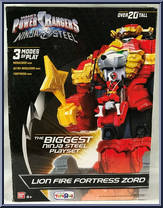 Lion Fire Fortress Zord from Power Rangers Ninja Steel - Basic Series manufactured by Bandai [Front]