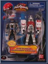 Battlized Mercury Ranger from Power Rangers Operation Overdrive - Zord Armor manufactured by Bandai [Front]