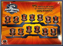 Epic Red Rangers Set 2 from Power Rangers Operation Overdrive - 15th Anniversary manufactured by Bandai [Back]
