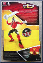 Battlized Ranger Fire from Power Rangers Samurai - 10" Scale manufactured by Bandai [Back]