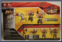 BeetleZord and Mega Ranger Forest from Power Rangers Samurai - Zords manufactured by Bandai [Back]