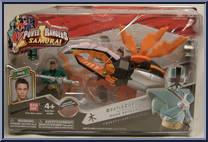 BeetleZord and Mega Ranger Forest from Power Rangers Samurai - Zords manufactured by Bandai [Front]